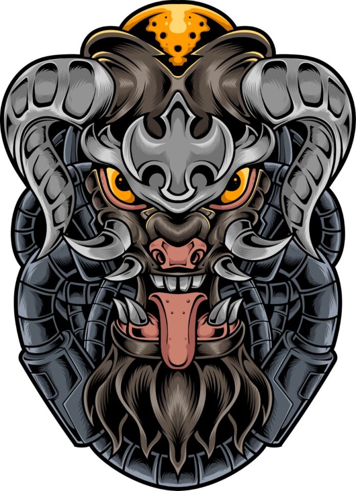 Vector quỷ đồ họa độc đáo