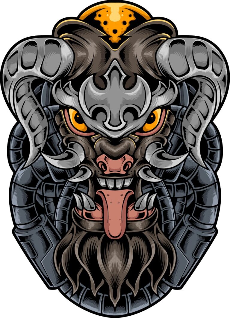 Vector quỷ đồ họa độc đáo