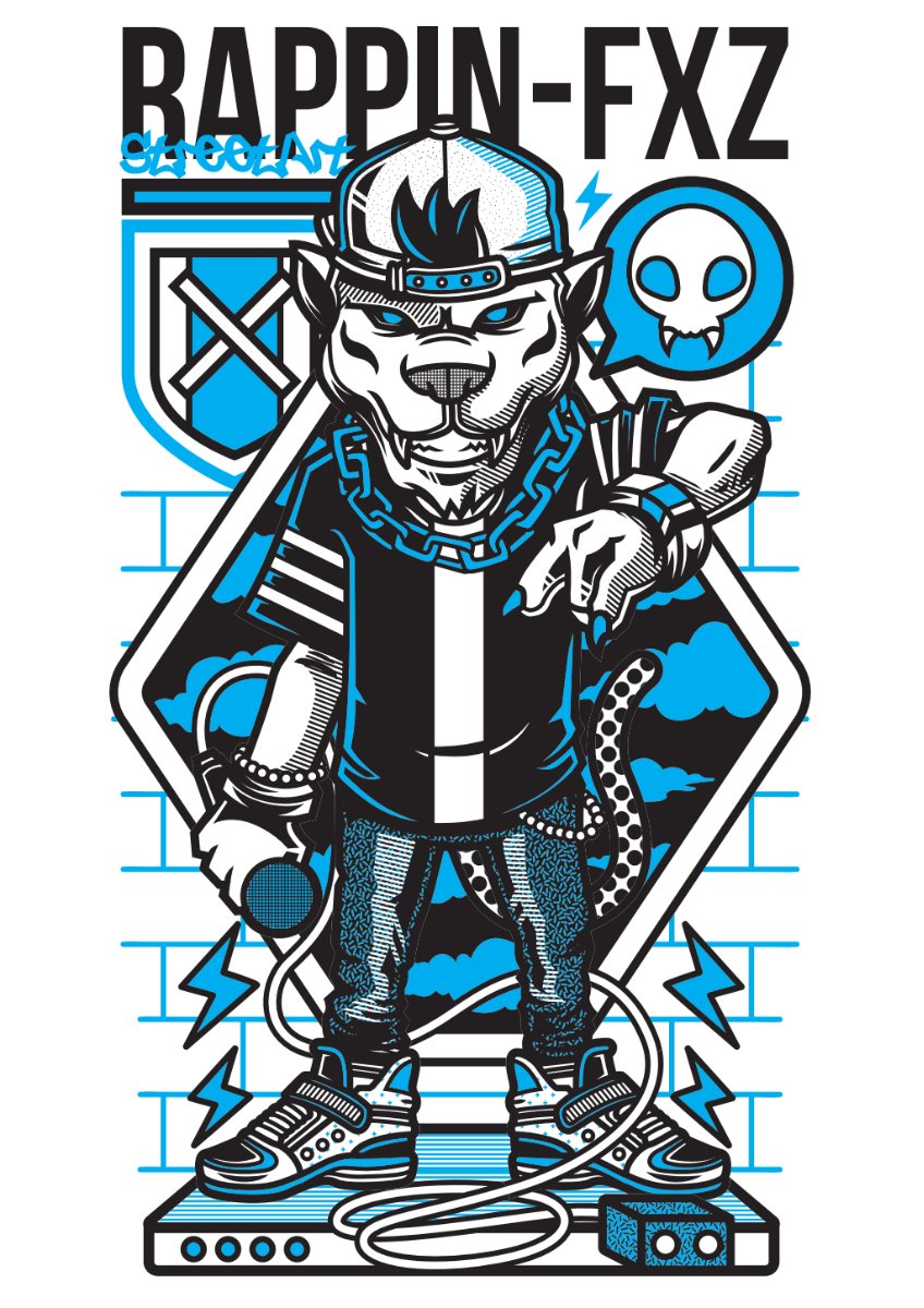 Vector Rappin-FXZ Đồ Họa Zombie