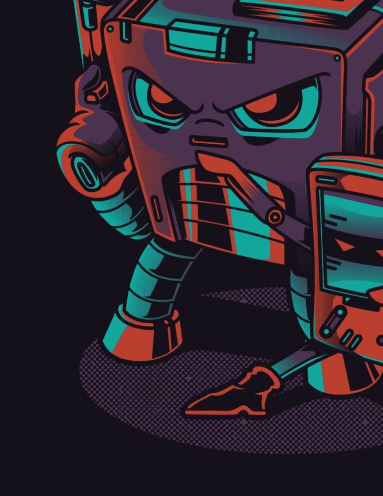 Vector Robot Đồ Họa EPS10