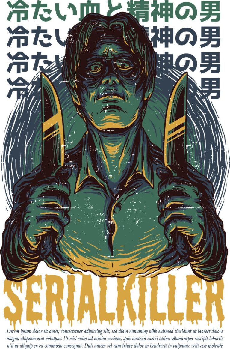 Vector Serial Killer Đồ Họa Kinh Dị