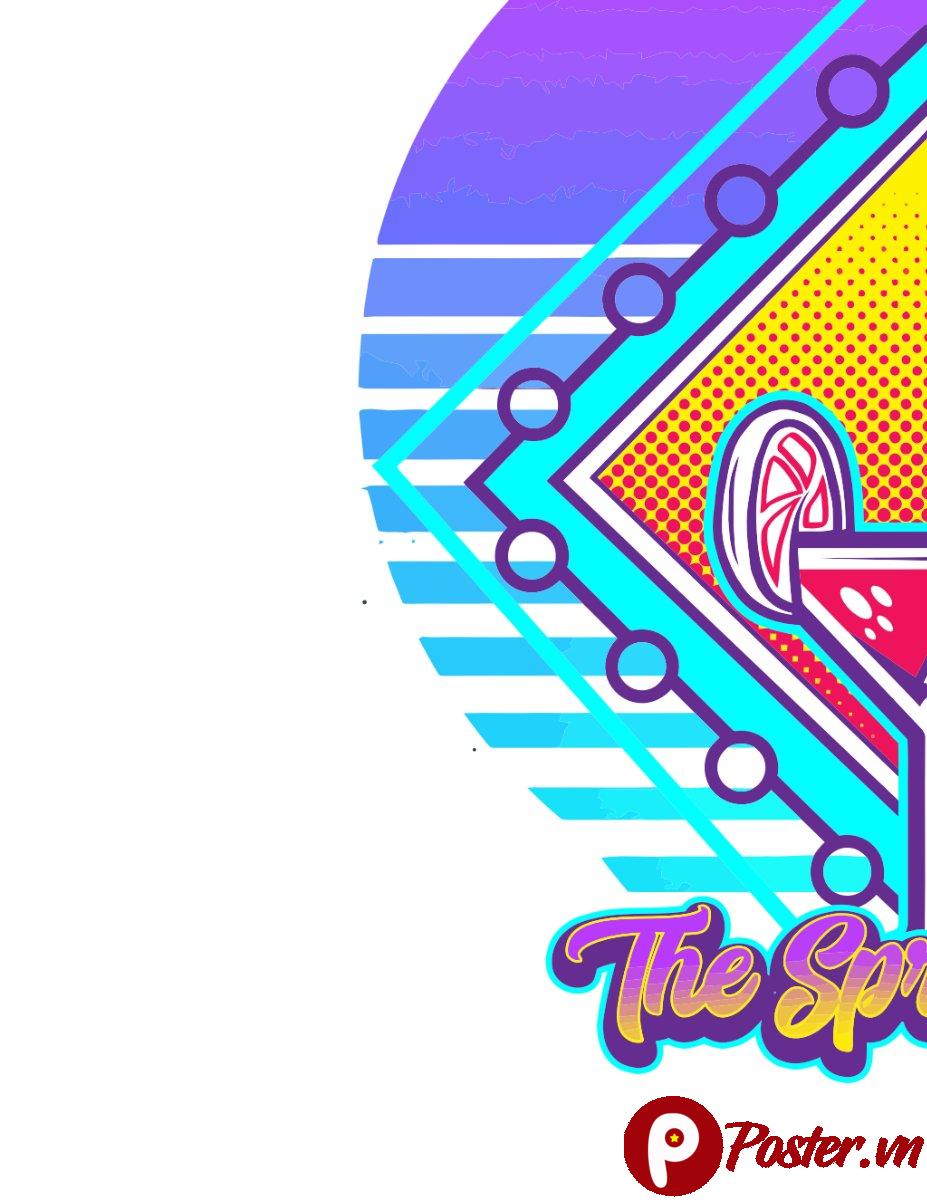 Vector sinh nhật 50 tuổi retro