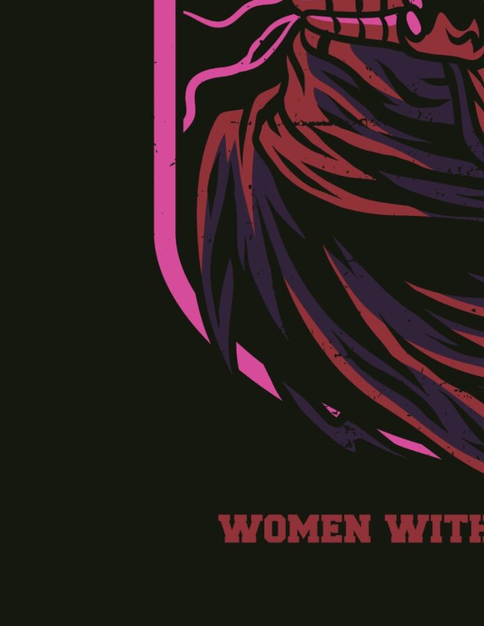 Vector skull râu dài độc đáo