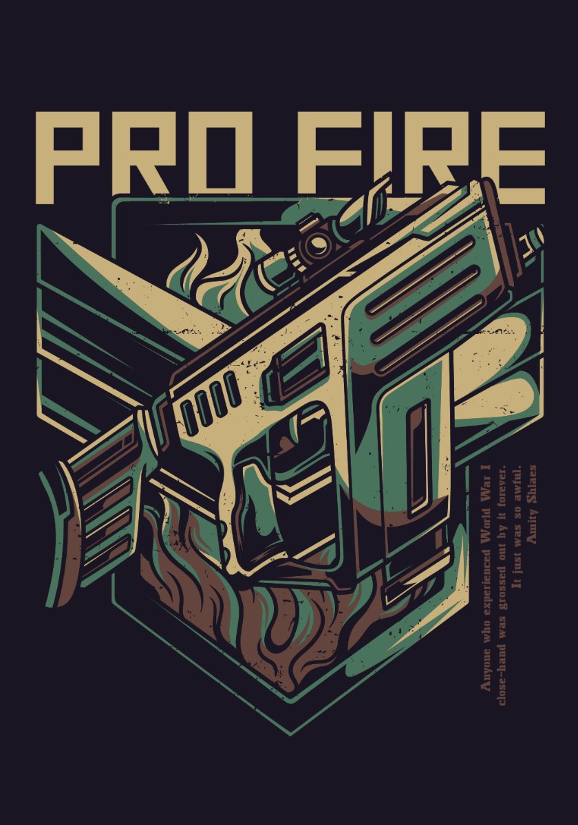 Vector Súng Pro Fire Zombie