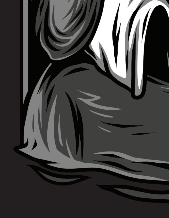 Vector Thần Chết áo choàng đen