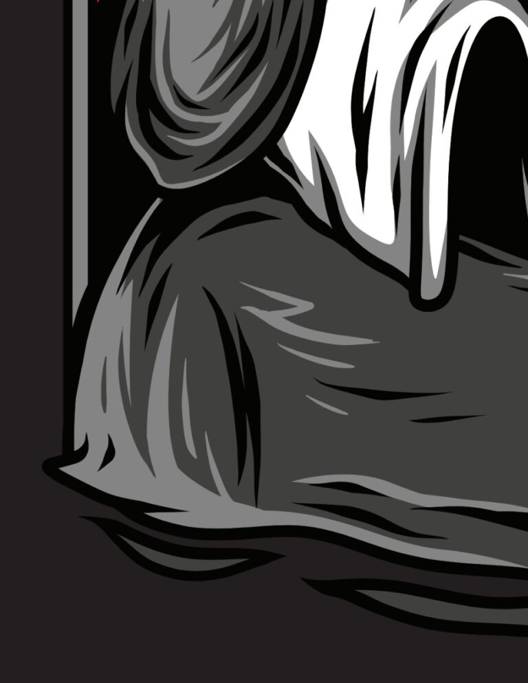 Vector Thần Chết áo choàng đen