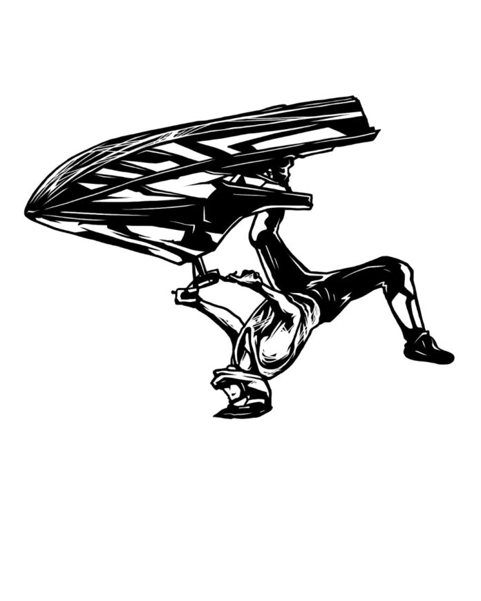 Vector Thrill On Jet Ski