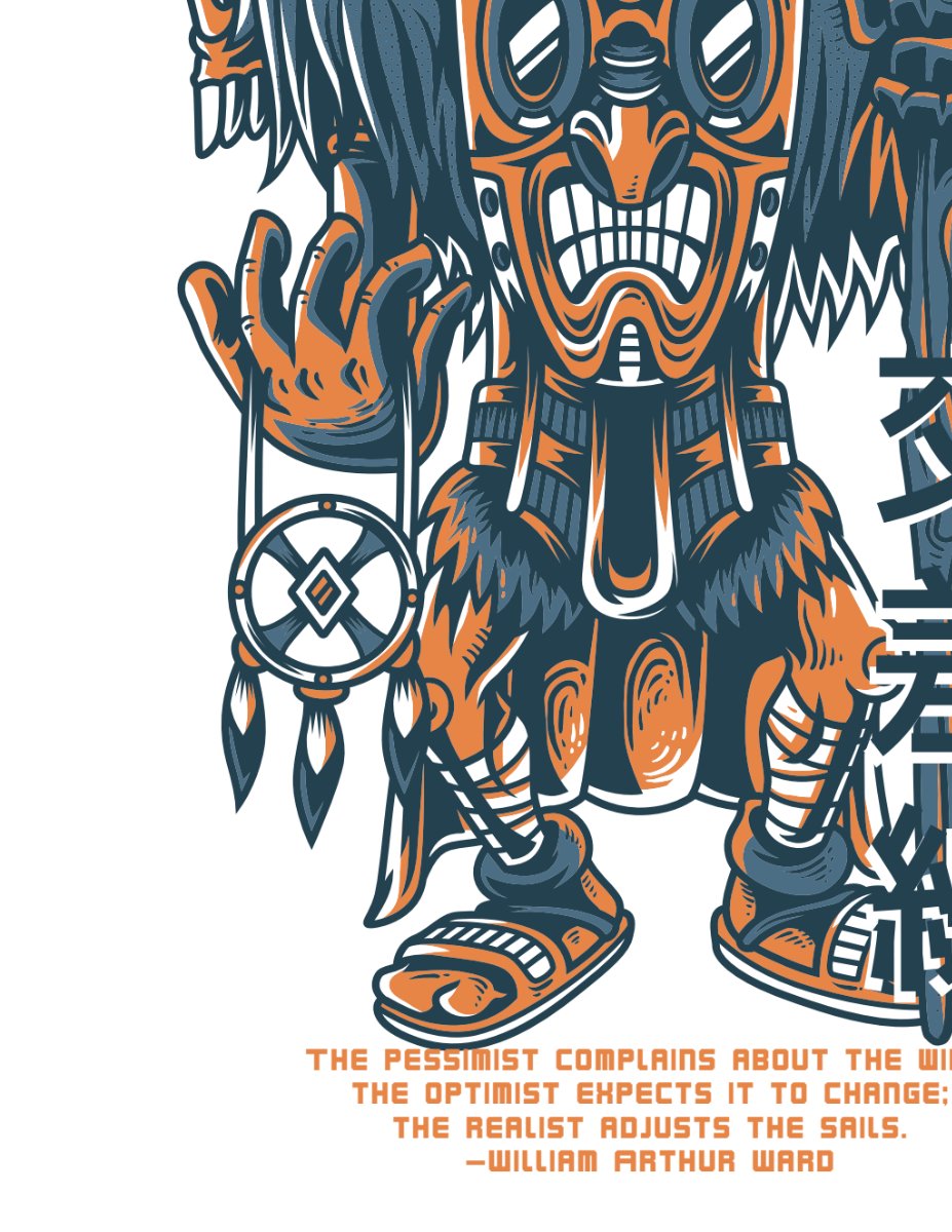 Vector Tiki Đồ Họa EPS