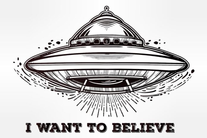 Vector UFO I Want To Believe