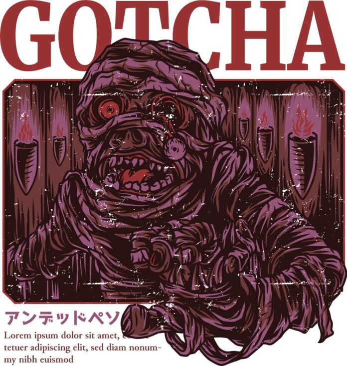 Vector xác ướp Gotcha kinh dị