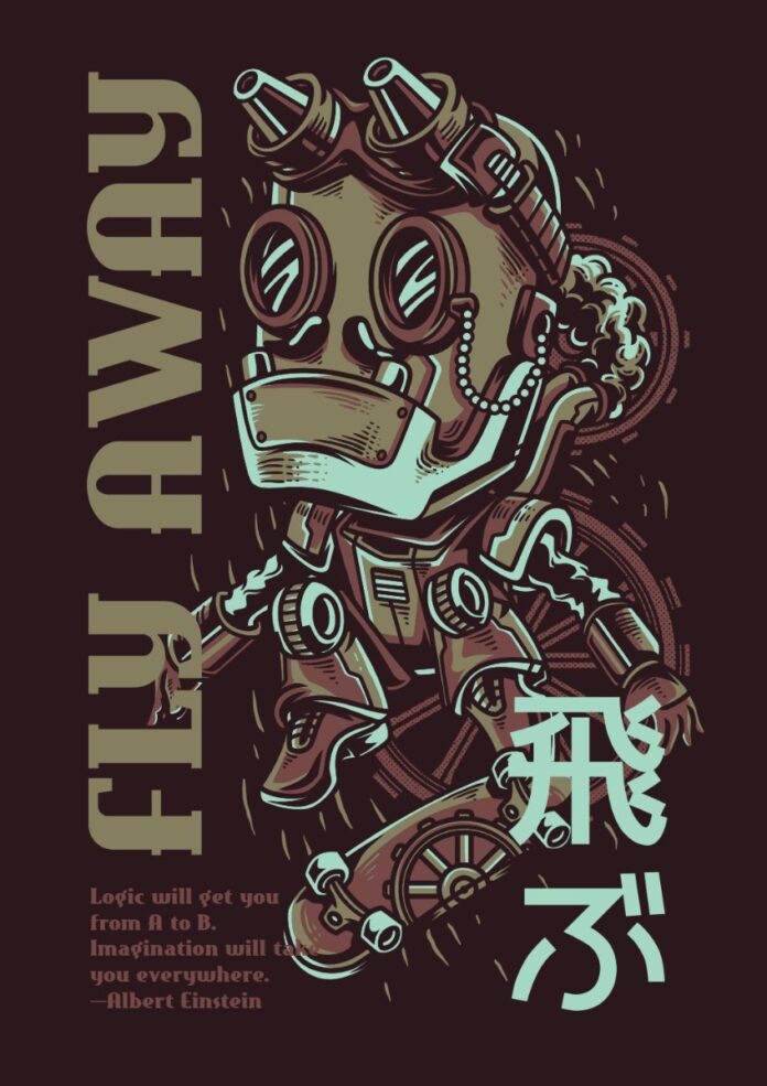 Vector ZOMBIE (300) phong cách steampunk