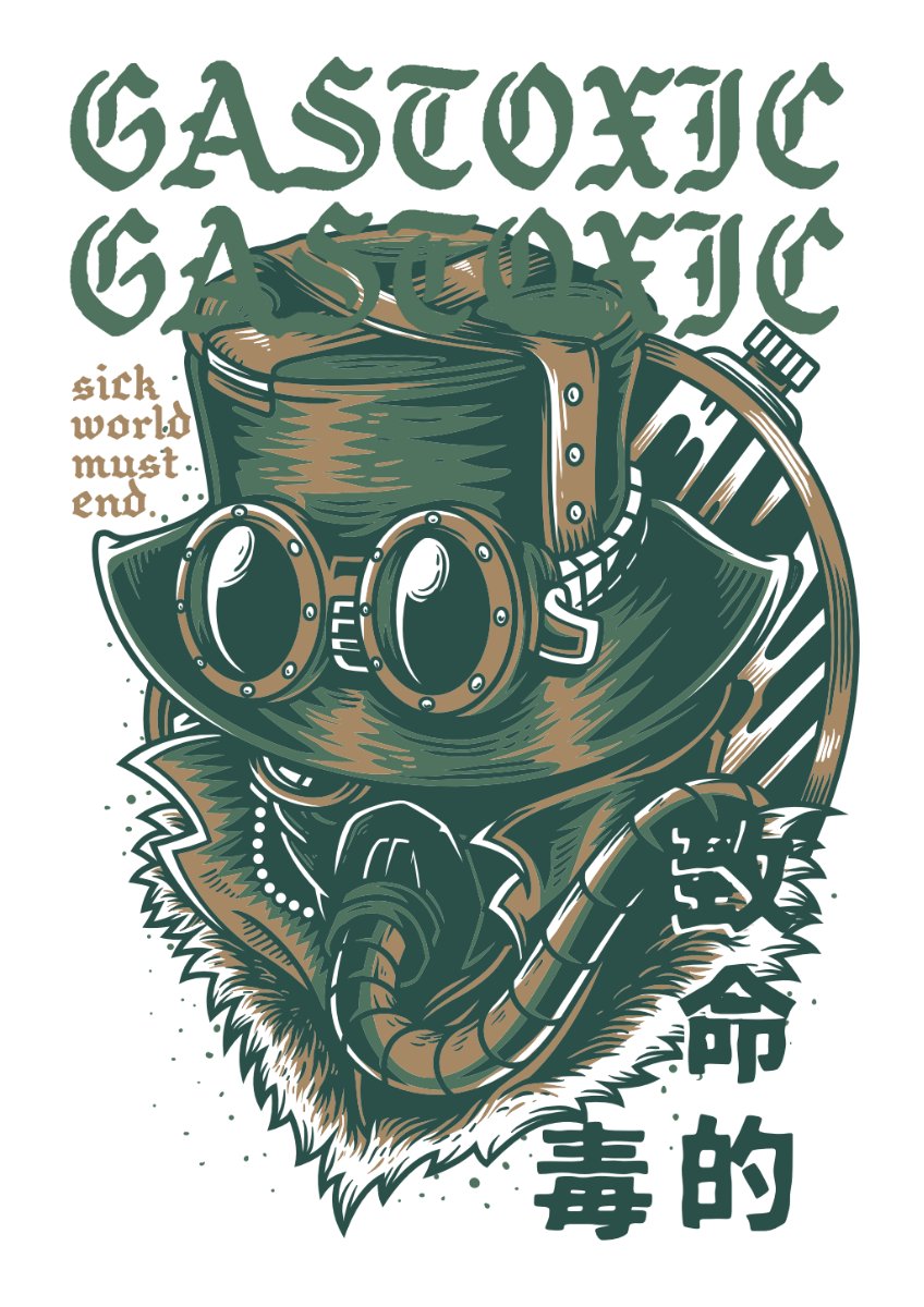 Vector ZOMBIE (316) Steampunk