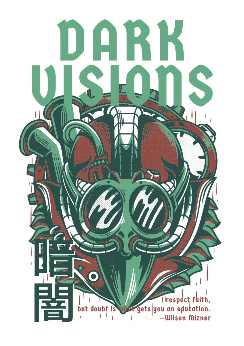 Vector ZOMBIE (327) phong cách steampunk