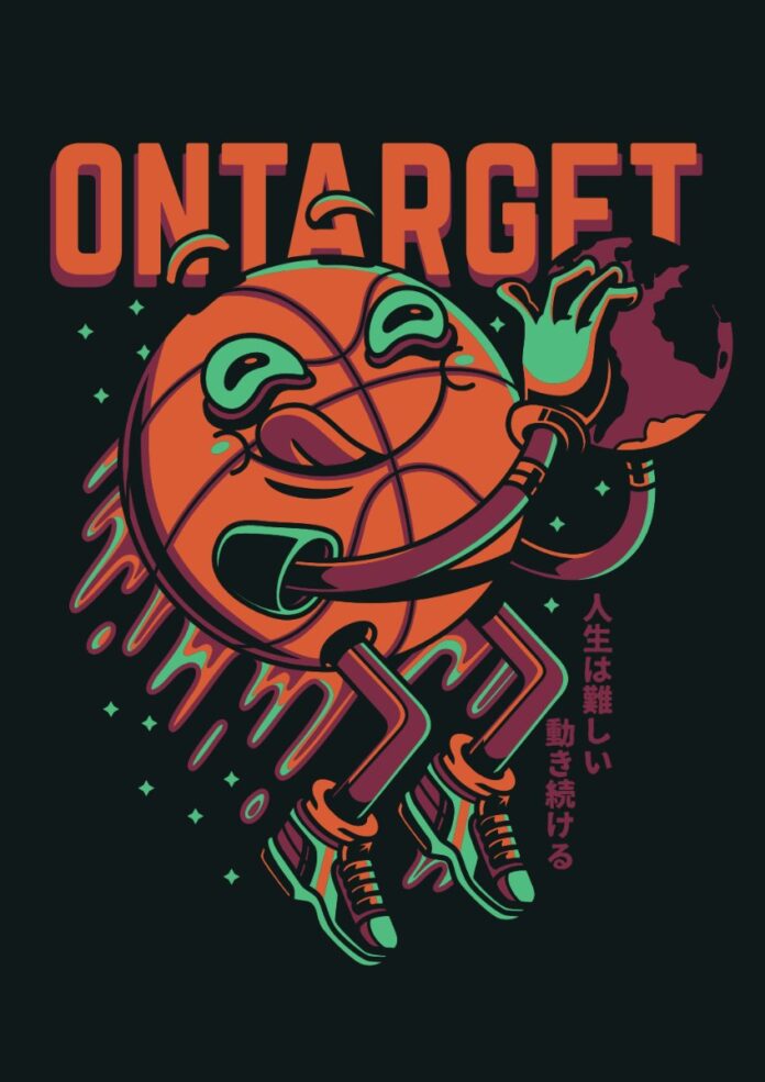 Vector Zombie Bóng Rổ Độc Đáo