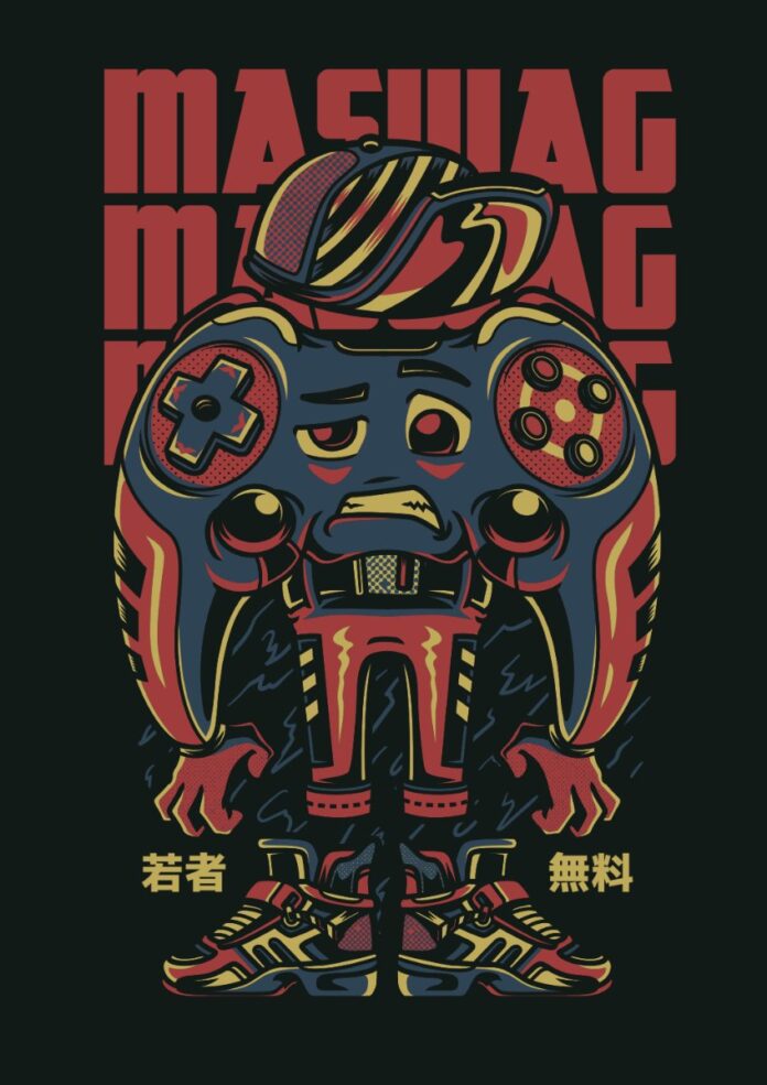 Vector Zombie Controller Gaming