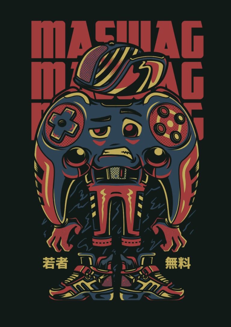 Vector Zombie Controller Gaming