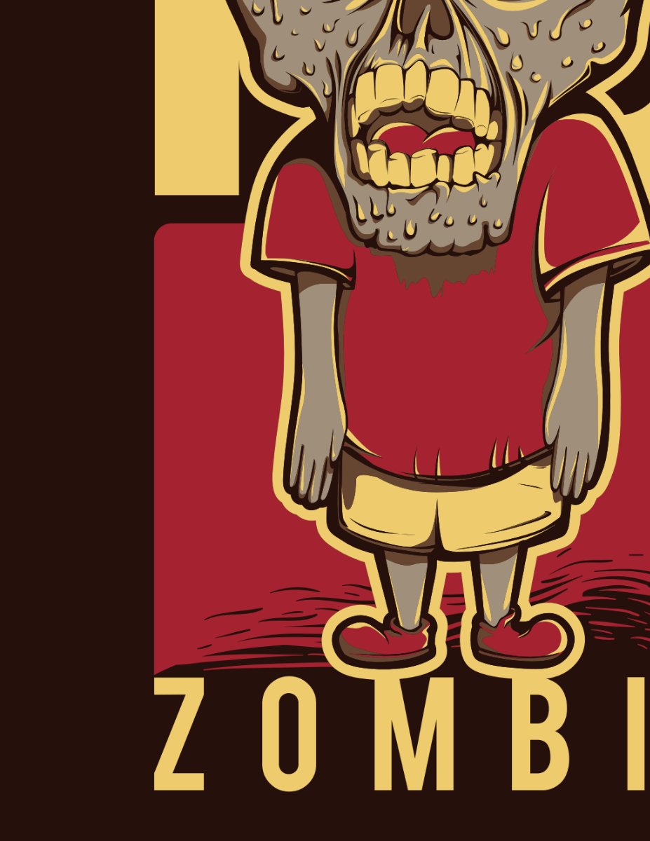 Vector Zombie Đồ Họa Kinh Dị