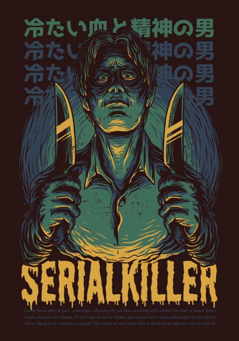 Vector zombie kinh dị AI