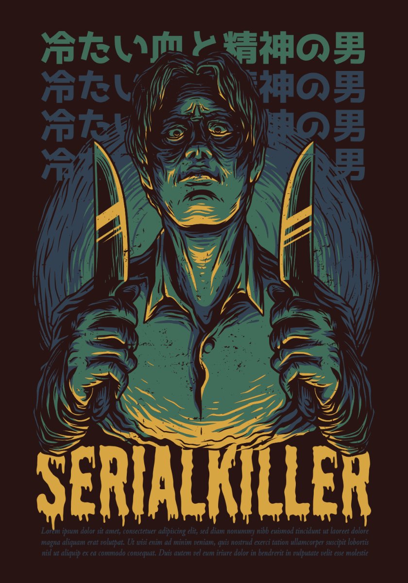 Vector zombie kinh dị AI