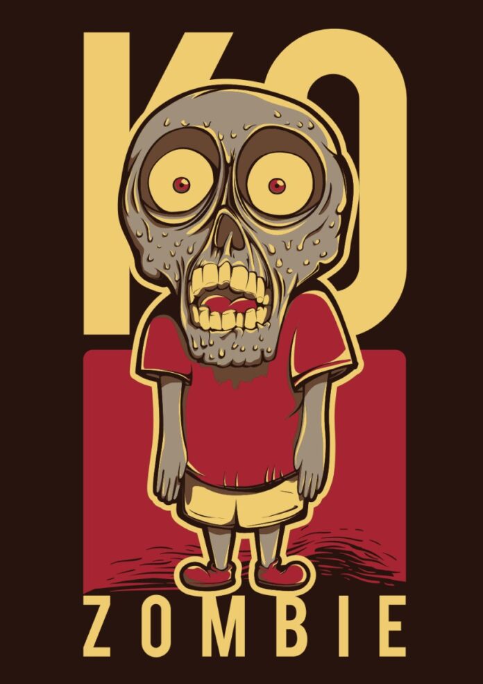 Vector Zombie KO độc đáo