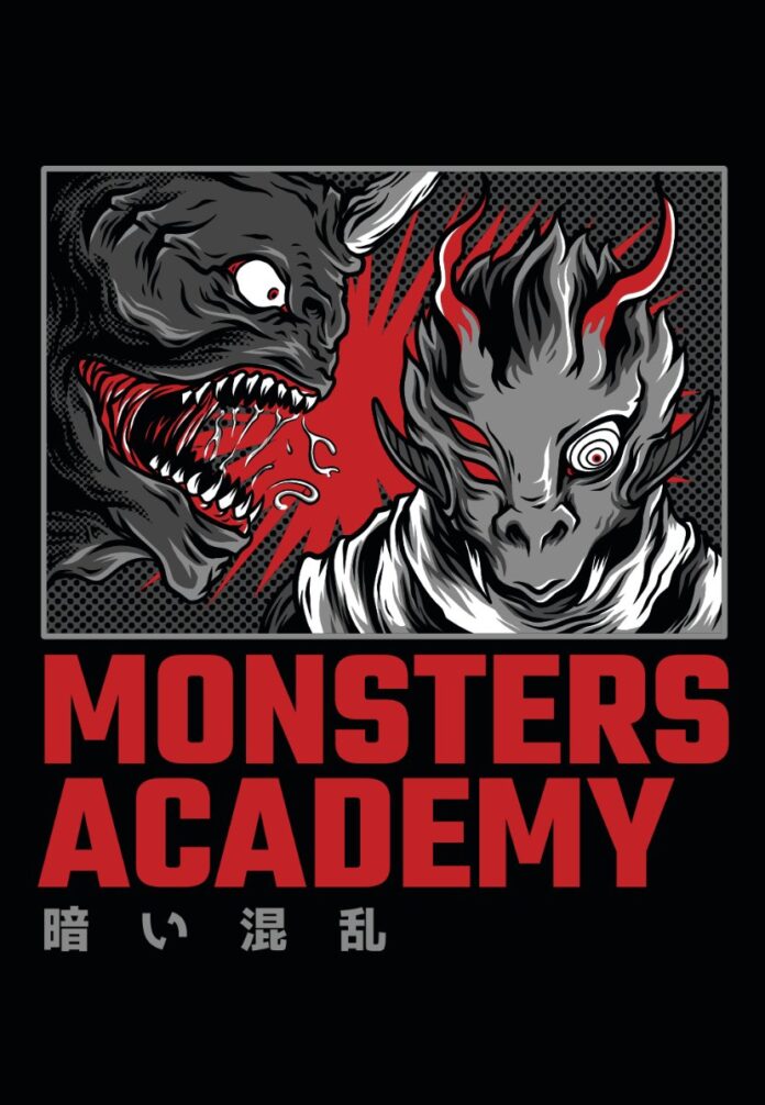 Vector Zombie Monsters Academy