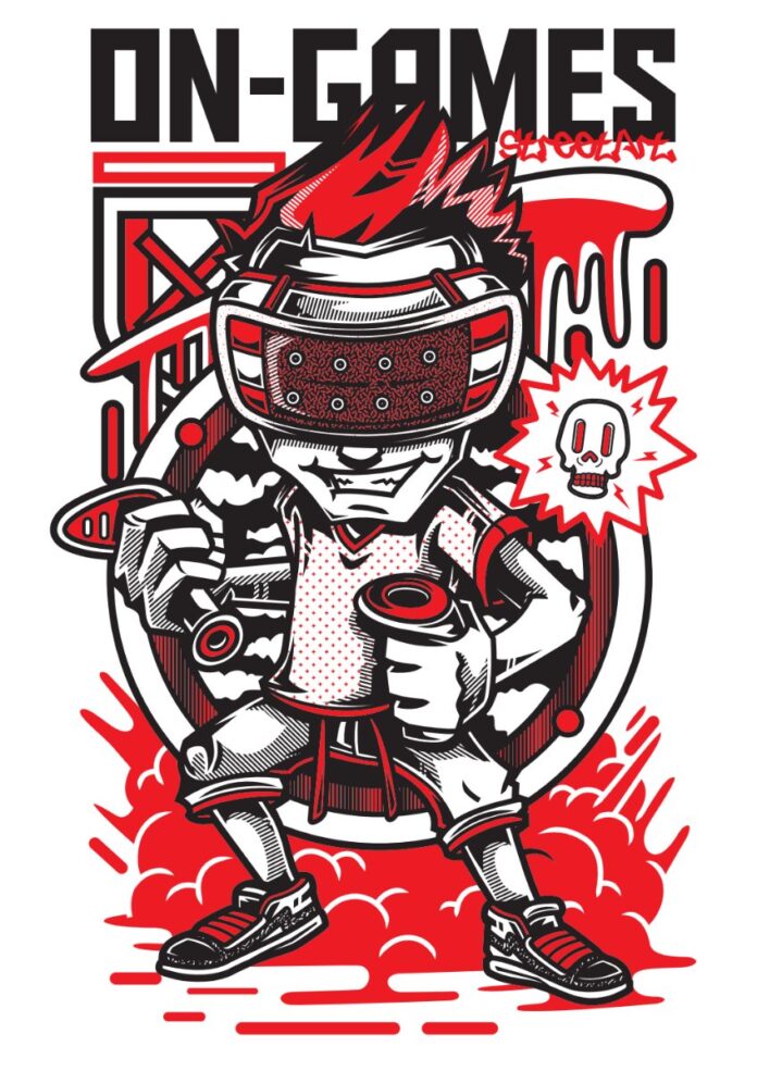 Vector Zombie On-Games Đồ Họa AI