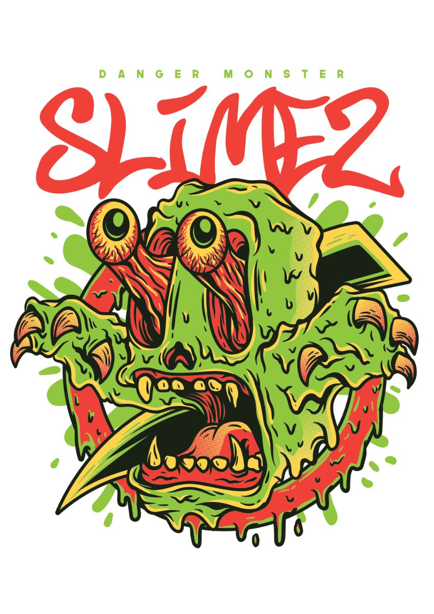 Vector Zombie Slime 2