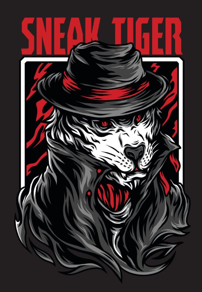 Vector Zombie Sneak Tiger AI