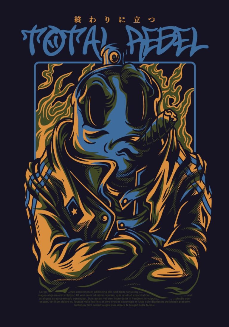 Vector Zombie thiết kế áo thun