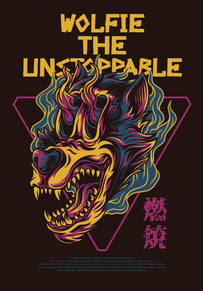 Vector Zombie Wolfie The Unstoppable